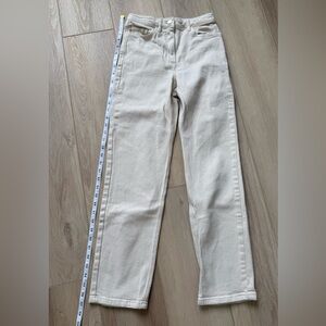 Aritzia Wilfred free cream jean 00